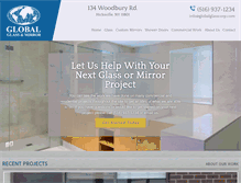 Tablet Screenshot of globalglasscorp.com